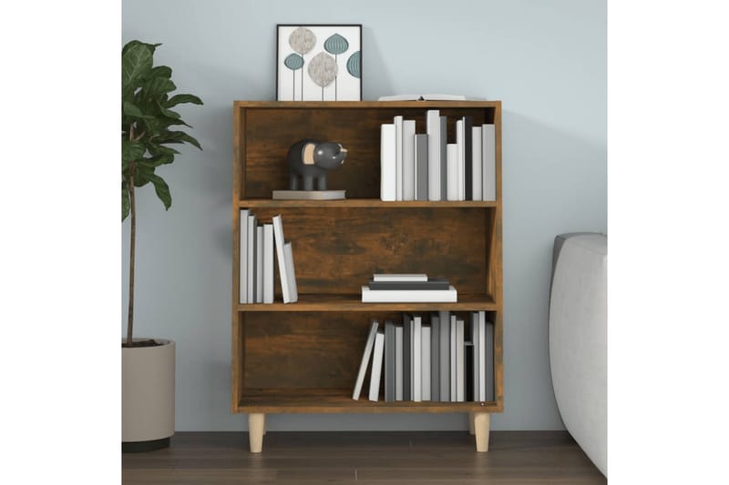 beBasic skænk 69,5x32,5x90 cm konstrueret træ røget egetræsfarve - Brun - Opbevaring - Opbevaringsmøbler - Skænke & sideboards