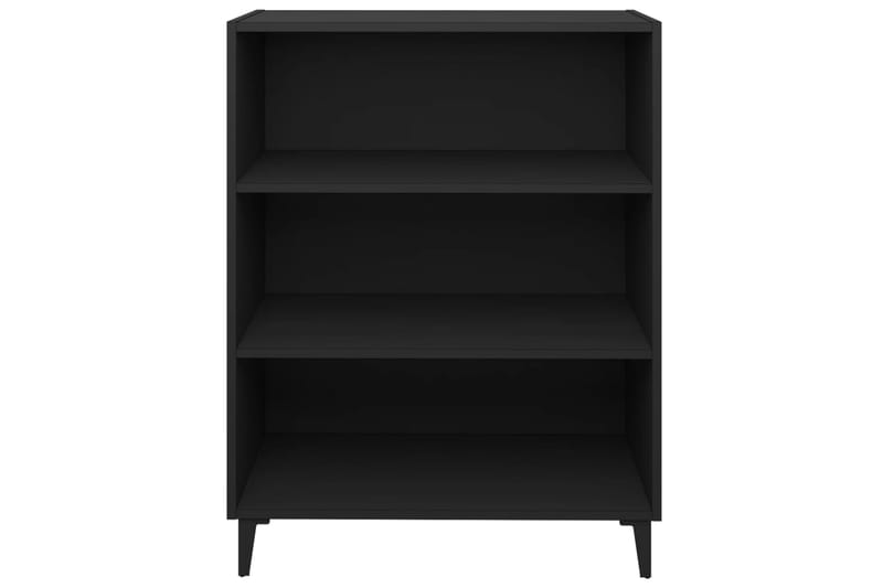 beBasic skænk 69,5x32,5x90 cm konstrueret træ sort - Sort - Skænke & sideboards