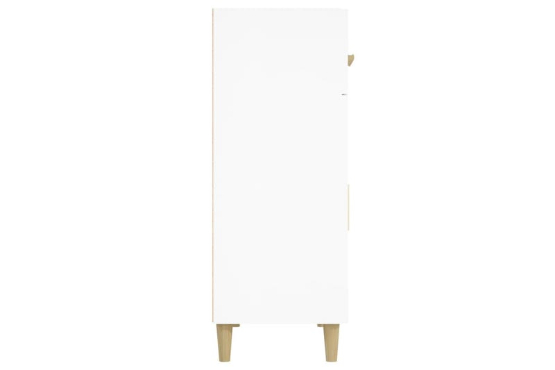 beBasic skænk 69,5x34x89 cm konstrueret træ hvid - Hvid - Opbevaring - Opbevaringsmøbler - Skænke & sideboards