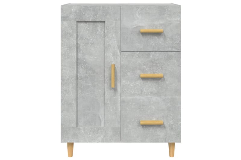 beBasic skænk 69,5x34x90 cm konstrueret træ betongrå - GrÃ¥ - Skænke & sideboards