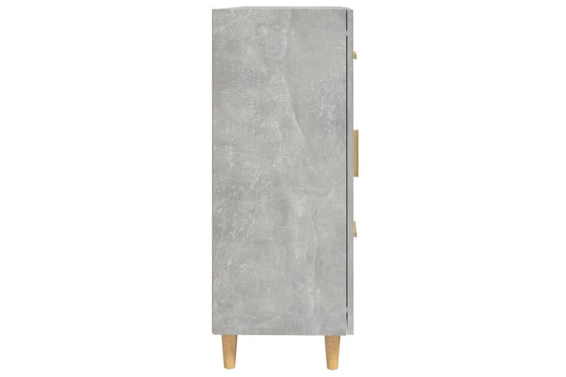 beBasic skænk 69,5x34x90 cm konstrueret træ betongrå - GrÃ¥ - Opbevaring - Opbevaringsmøbler - Skænke & sideboards