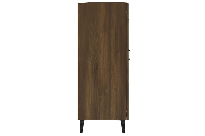 beBasic skænk 69,5x34x90 cm konstrueret træ brun egetræsfarve - Brun - Skænke & sideboards