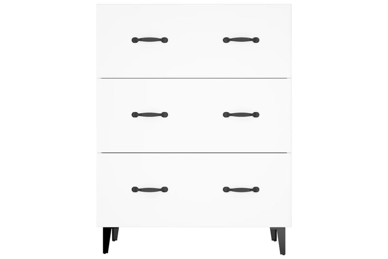 beBasic skænk 69,5x34x90 cm konstrueret træ hvid - Hvid - Skænke & sideboards