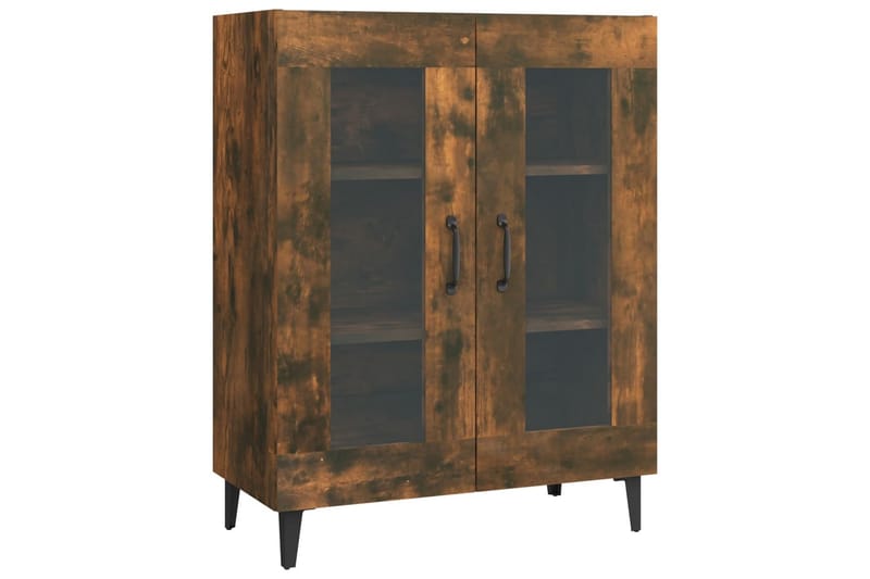 beBasic skænk 69,5x34x90 cm konstrueret træ røget egetræsfarve - Brun - Opbevaring - Opbevaringsmøbler - Skænke & sideboards