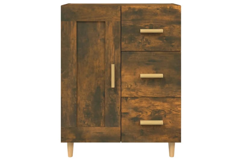 beBasic skænk 69,5x34x90 cm konstrueret træ røget egetræsfarve - Brun - Skænke & sideboards