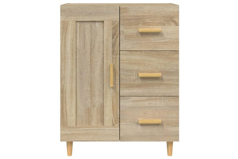 beBasic skænk 69,5x34x90 cm konstrueret træ sonoma-eg - Brun - Skænke & sideboards