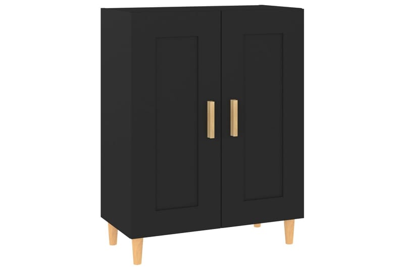 beBasic skænk 69,5x34x90 cm konstrueret træ sort - Sort - Skænke & sideboards