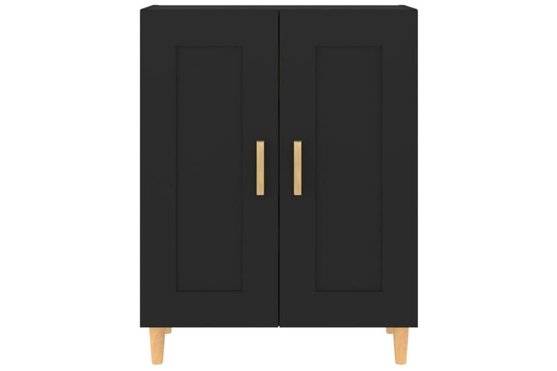 beBasic skænk 69,5x34x90 cm konstrueret træ sort - Sort - Skænke & sideboards