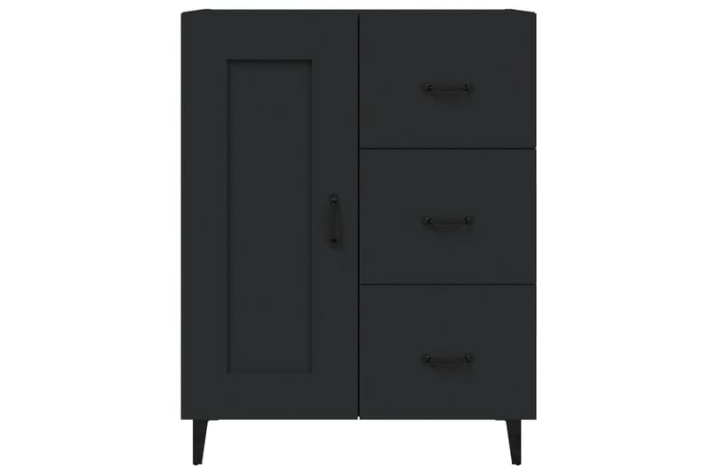 beBasic skænk 69,5x34x90 cm konstrueret træ sort - Sort - Skænke & sideboards