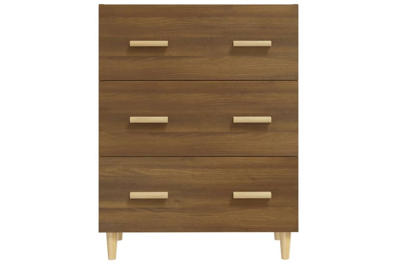 beBasic skænk 70x34x90 cm konstrueret træ brun egetræsfarve - Brun - Skænke & sideboards