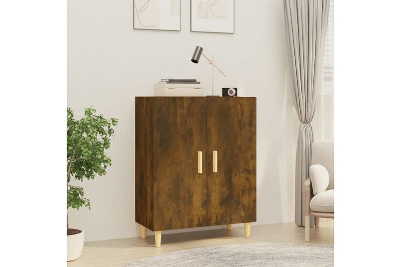 beBasic skænk 70x34x90 cm konstrueret træ røget egetræsfarve - Brun - Opbevaring - Opbevaringsmøbler - Skænke & sideboards
