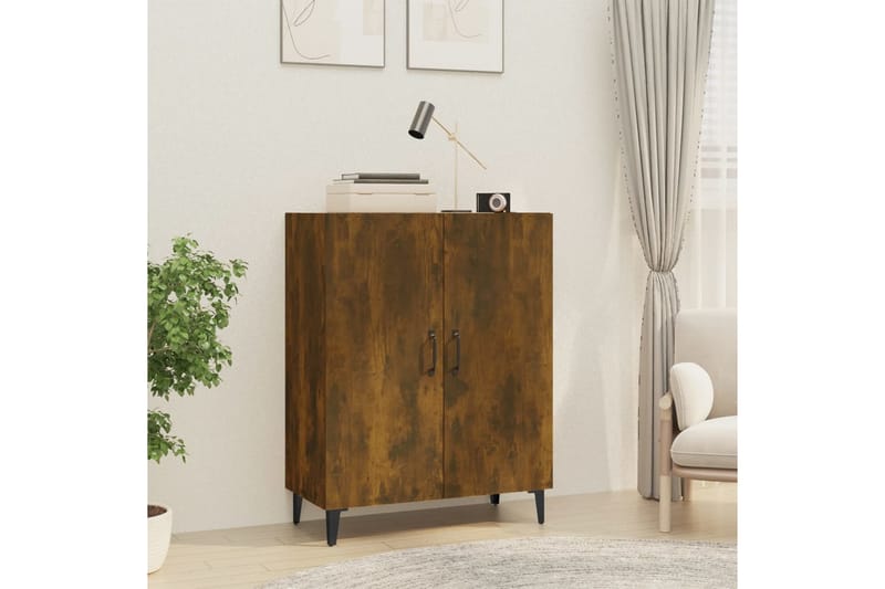 beBasic skænk 70x34x90 cm konstrueret træ røget egetræsfarve - Brun - Opbevaring - Opbevaringsmøbler - Skænke & sideboards