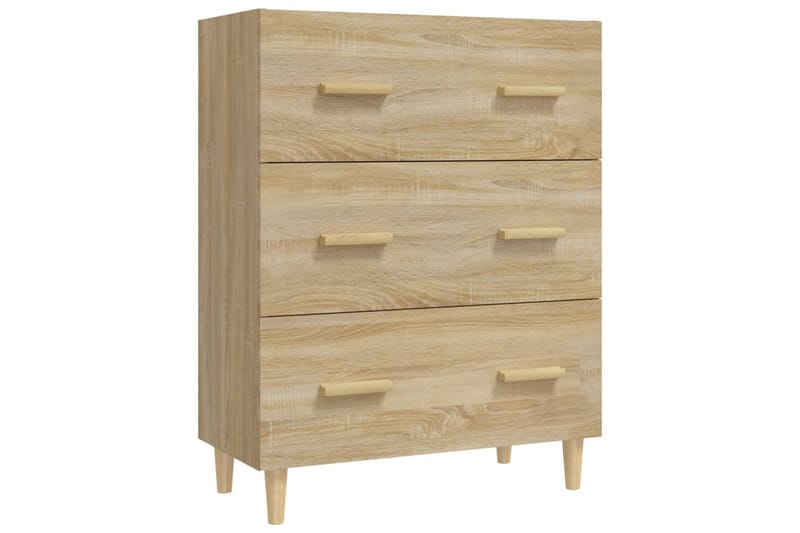 beBasic skænk 70x34x90 cm konstrueret træ sonoma-eg - Brun - Opbevaring - Opbevaringsmøbler - Skænke & sideboards
