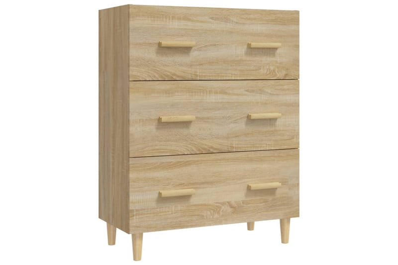 beBasic skænk 70x34x90 cm konstrueret træ sonoma-eg - Brun - Skænke & sideboards