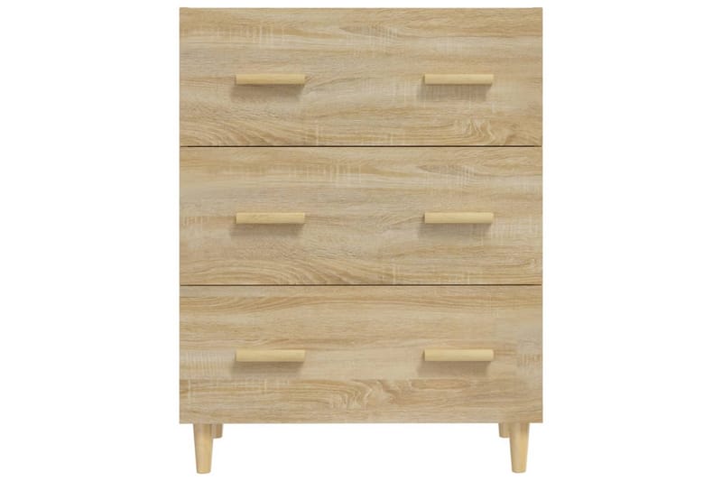 beBasic skænk 70x34x90 cm konstrueret træ sonoma-eg - Brun - Skænke & sideboards