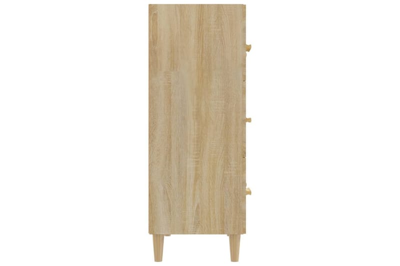 beBasic skænk 70x34x90 cm konstrueret træ sonoma-eg - Brun - Skænke & sideboards