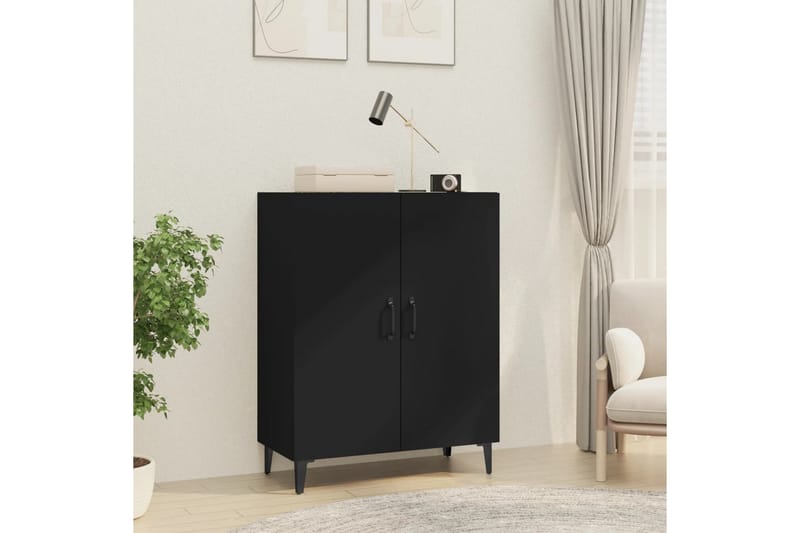 beBasic skænk 70x34x90 cm konstrueret træ sort - Sort - Skænke & sideboards