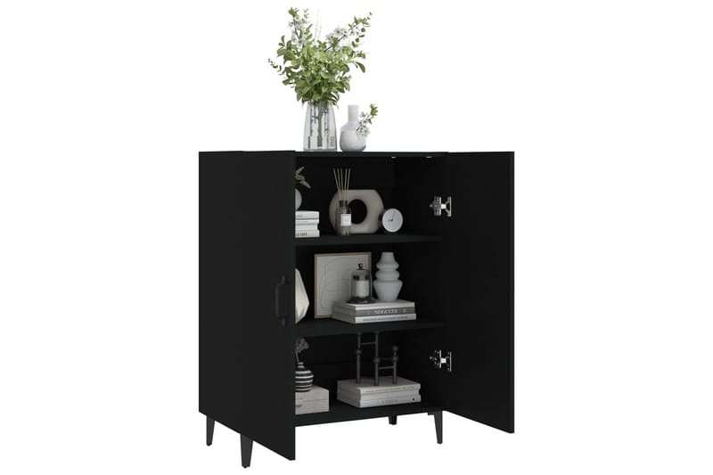 beBasic skænk 70x34x90 cm konstrueret træ sort - Sort - Skænke & sideboards