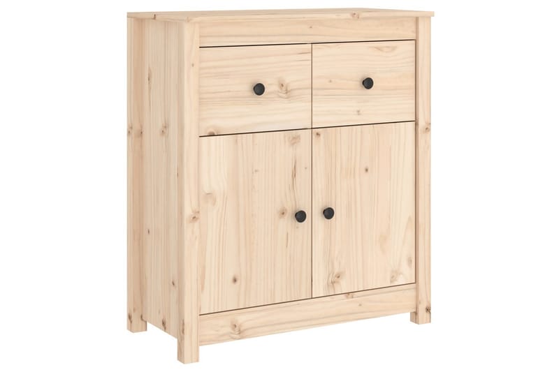 beBasic skænk 70x35x80 cm massivt fyrretræ - Brun - Skænke & sideboards