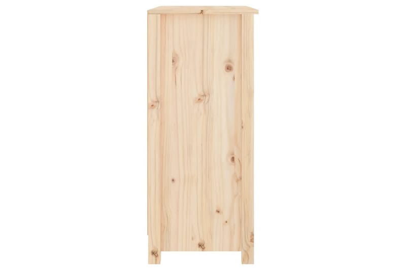 beBasic skænk 70x35x80 cm massivt fyrretræ - Brun - Skænke & sideboards