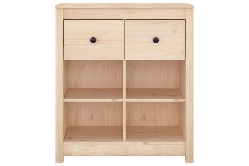 beBasic skænk 70x35x80 cm massivt fyrretræ - Brun - Skænke & sideboards