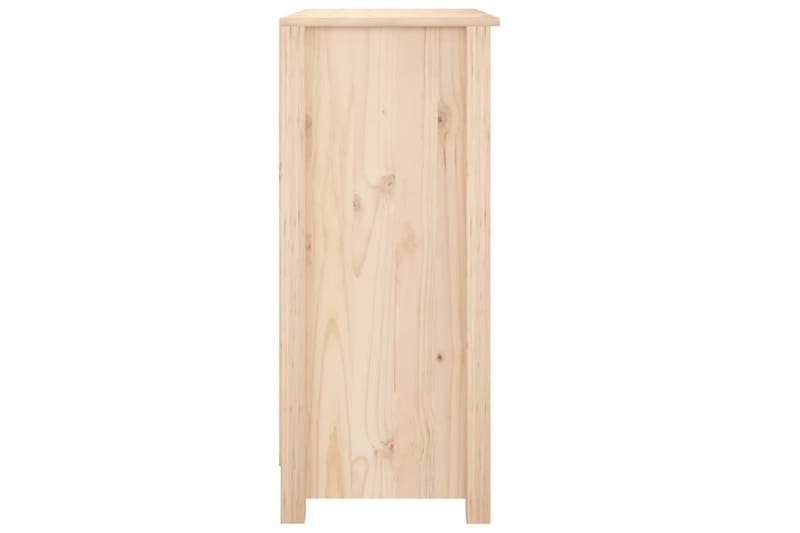 beBasic skænk 70x35x80 cm massivt fyrretræ - Brun - Skænke & sideboards