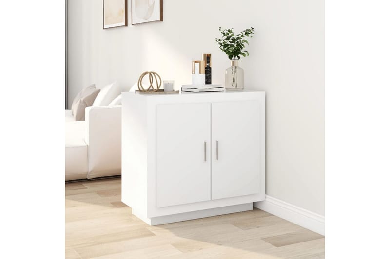 beBasic skænk 80x40x75 cm konstrueret træ hvid - Hvid - Skænke & sideboards