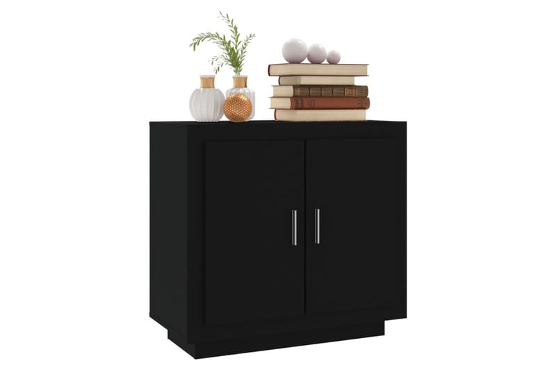 beBasic skænk 80x40x75 cm konstrueret træ sort - Sort - Skænke & sideboards