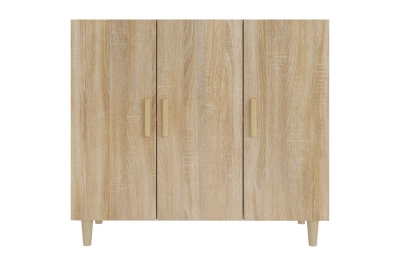 beBasic skænk 90x34x80 cm konstrueret træ sonoma-eg - Brun - Opbevaring - Opbevaringsmøbler - Skænke & sideboards