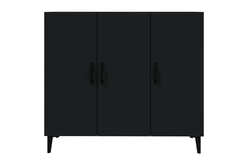 beBasic skænk 90x34x80 cm konstrueret træ sort - Sort - Skænke & sideboards