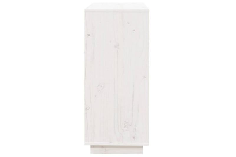 beBasic skænk74x35x80 cm massivt fyrretræ hvid - Hvid - Opbevaring - Opbevaringsmøbler - Skænke & sideboards