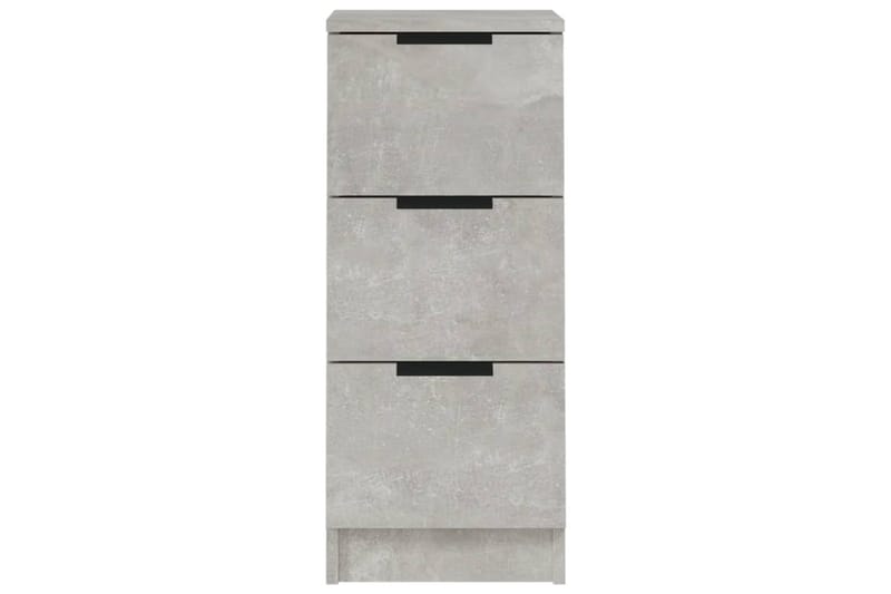 beBasic skænke 2 stk. 30x30x70 cm konstrueret træ betongrå - GrÃ¥ - Opbevaring - Opbevaringsmøbler - Skænke & sideboards