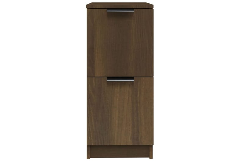 beBasic skænke 2 stk. 30x30x70 cm konstrueret træ brun egetræsfarve - Brun - Skænke & sideboards