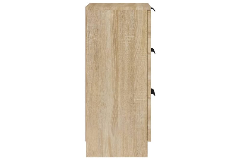 beBasic skænke 2 stk. 30x30x70 cm konstrueret træ sonoma-eg - Brun - Skænke & sideboards
