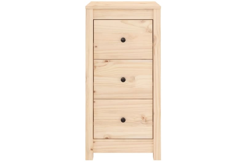 beBasic skænke 2 stk. 40x35x80 cm massivt fyrretræ - Brun - Opbevaring - Opbevaringsmøbler - Skænke & sideboards