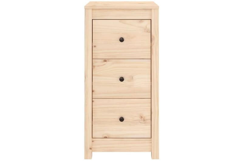 beBasic skænke 2 stk. 40x35x80 cm massivt fyrretræ - Brun - Skænke & sideboards