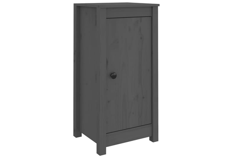 beBasic skænke 2 stk. 40x35x80 cm massivt fyrretræ grå - GrÃ¥ - Skænke & sideboards