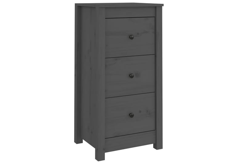 beBasic skænke 2 stk. 40x35x80 cm massivt fyrretræ grå - GrÃ¥ - Opbevaring - Opbevaringsmøbler - Skænke & sideboards