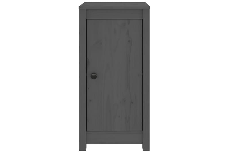 beBasic skænke 2 stk. 40x35x80 cm massivt fyrretræ grå - GrÃ¥ - Skænke & sideboards