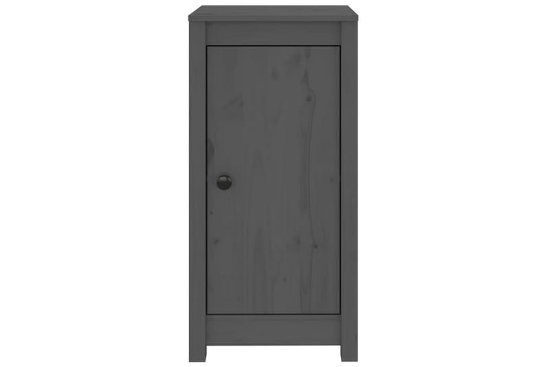 beBasic skænke 2 stk. 40x35x80 cm massivt fyrretræ grå - GrÃ¥ - Skænke & sideboards