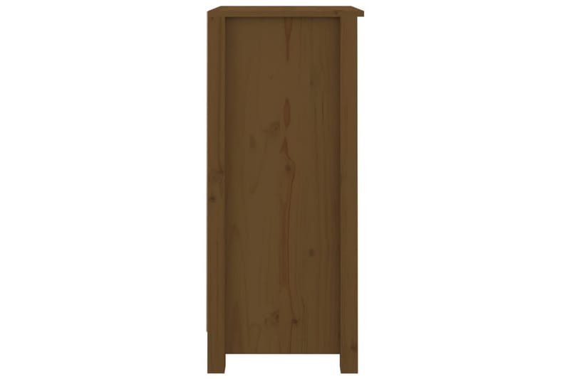 beBasic skænke 2 stk. 40x35x80 cm massivt fyrretræ gyldenbrun - Brun - Skænke & sideboards