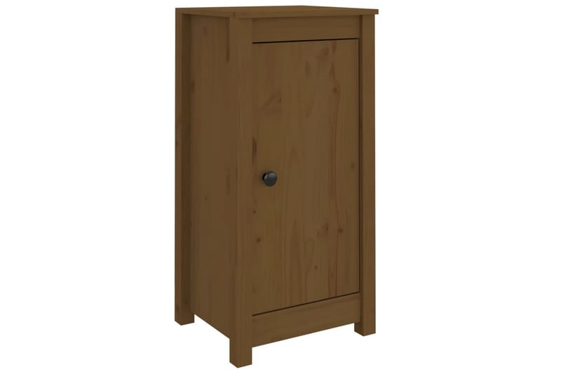 beBasic skænke 2 stk. 40x35x80 cm massivt fyrretræ gyldenbrun - Brun - Skænke & sideboards