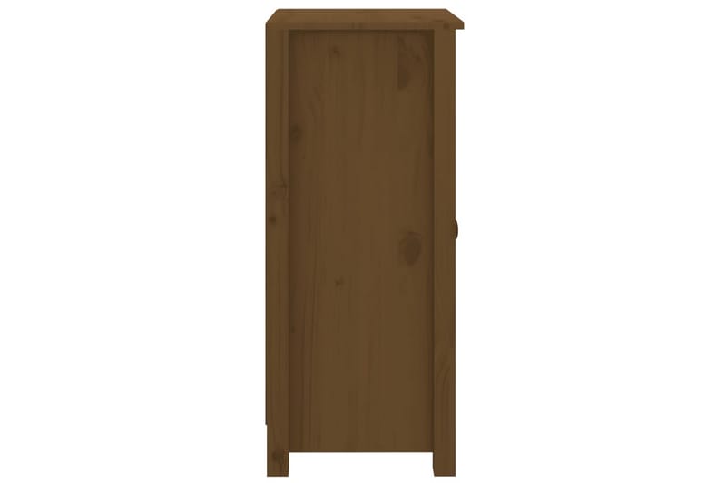 beBasic skænke 2 stk. 40x35x80 cm massivt fyrretræ gyldenbrun - Brun - Skænke & sideboards