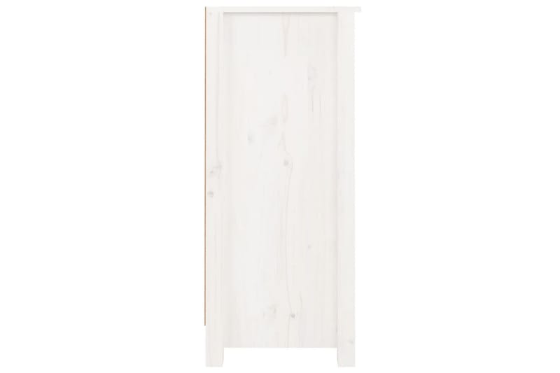 beBasic skænke 2 stk. 40x35x80 cm massivt fyrretræ hvid - Hvid - Skænke & sideboards