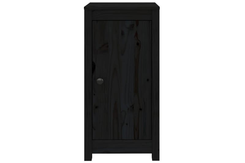 beBasic skænke 2 stk. 40x35x80 cm massivt fyrretræ sort - Sort - Skænke & sideboards