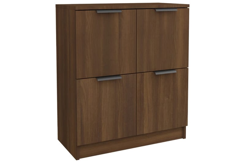 beBasic skænke 2 stk. 60x30x70 cm konstrueret træ brun egetræsfarve - Brun - Skænke & sideboards