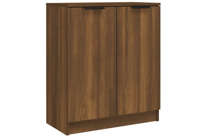 beBasic skænke 2 stk. 60x30x70 cm konstrueret træ brun egetræsfarve - Brun - Skænke & sideboards