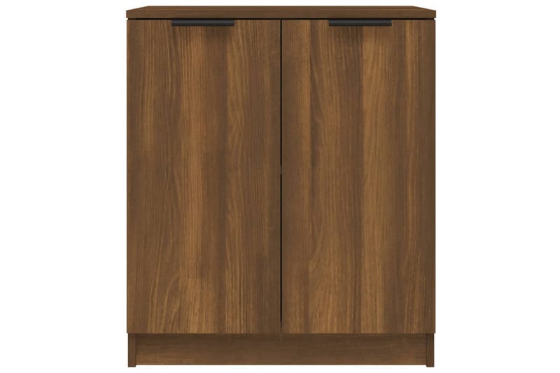 beBasic skænke 2 stk. 60x30x70 cm konstrueret træ brun egetræsfarve - Brun - Skænke & sideboards