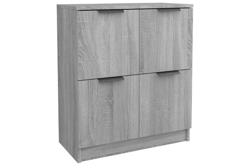 beBasic skænke 2 stk. 60x30x70 cm konstrueret træ grå sonoma-eg - GrÃ¥ - Skænke & sideboards