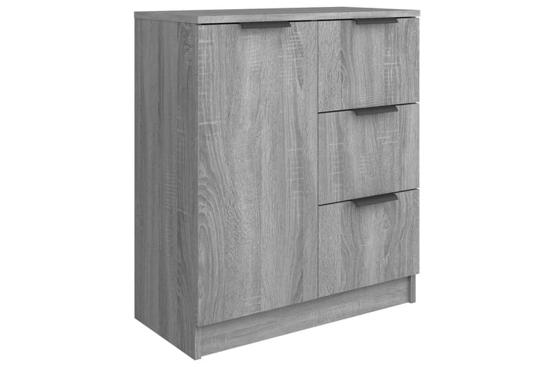 beBasic skænke 2 stk. 60x30x70 cm konstrueret træ grå sonoma-eg - GrÃ¥ - Skænke & sideboards